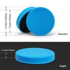5" Buffing Polishing Pads, 6Pcs 140mm Face for 5Inch Backing Plate | Compound Buffing Sponge and Woolen Pads Cutting