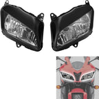 Green-L Motorcycle Headlight & Upper Stay Bracket Fit for Honda CBR600RR 2007-2012 CBR 600RR Headlamp Fairing Support