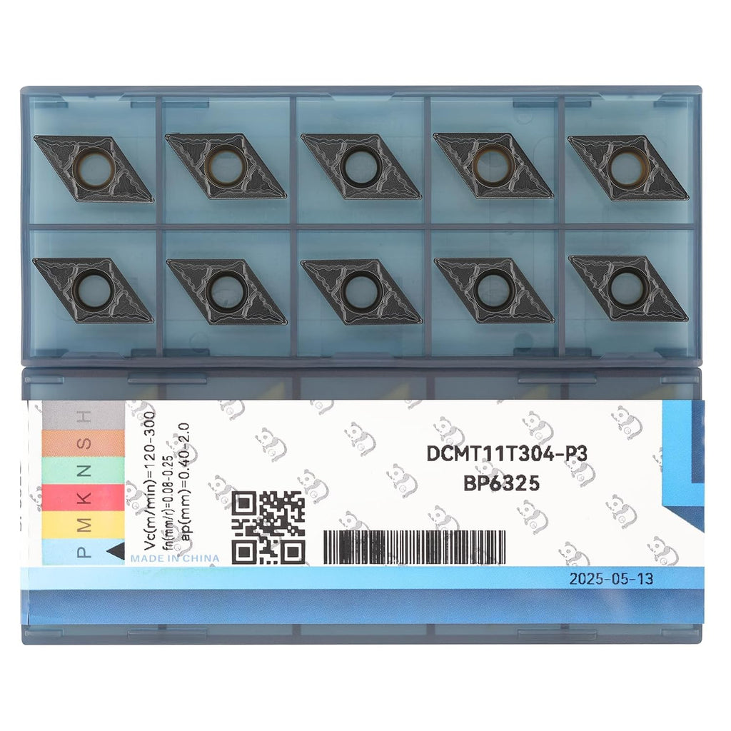 DCMT32.51(DCMT11T304) Turning Insert for Steel Semi-Finish Tools 10pcs