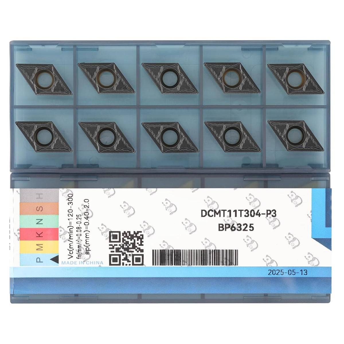 DCMT32.51(DCMT11T304) Turning Insert for Steel Semi-Finish Tools 10pcs
