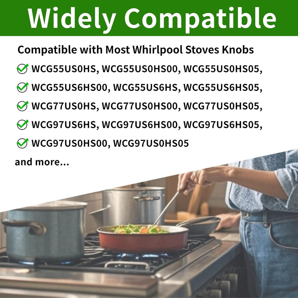 W10850010 Stove Knobs Replacement for Whirlpool Gas Range W 10850010