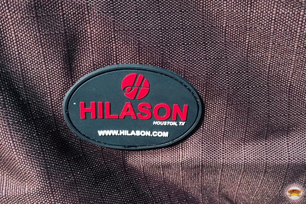 Waterproof Horse Turnout Sheet Hilason 1200D Rip-Stop Lightweight Rain Sheet with Belly Wrap Taffeta Lining Shoulder