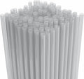 Disposable Plastic Drinking Straws, Straight 7.75-Inch, Clear, 500 Count