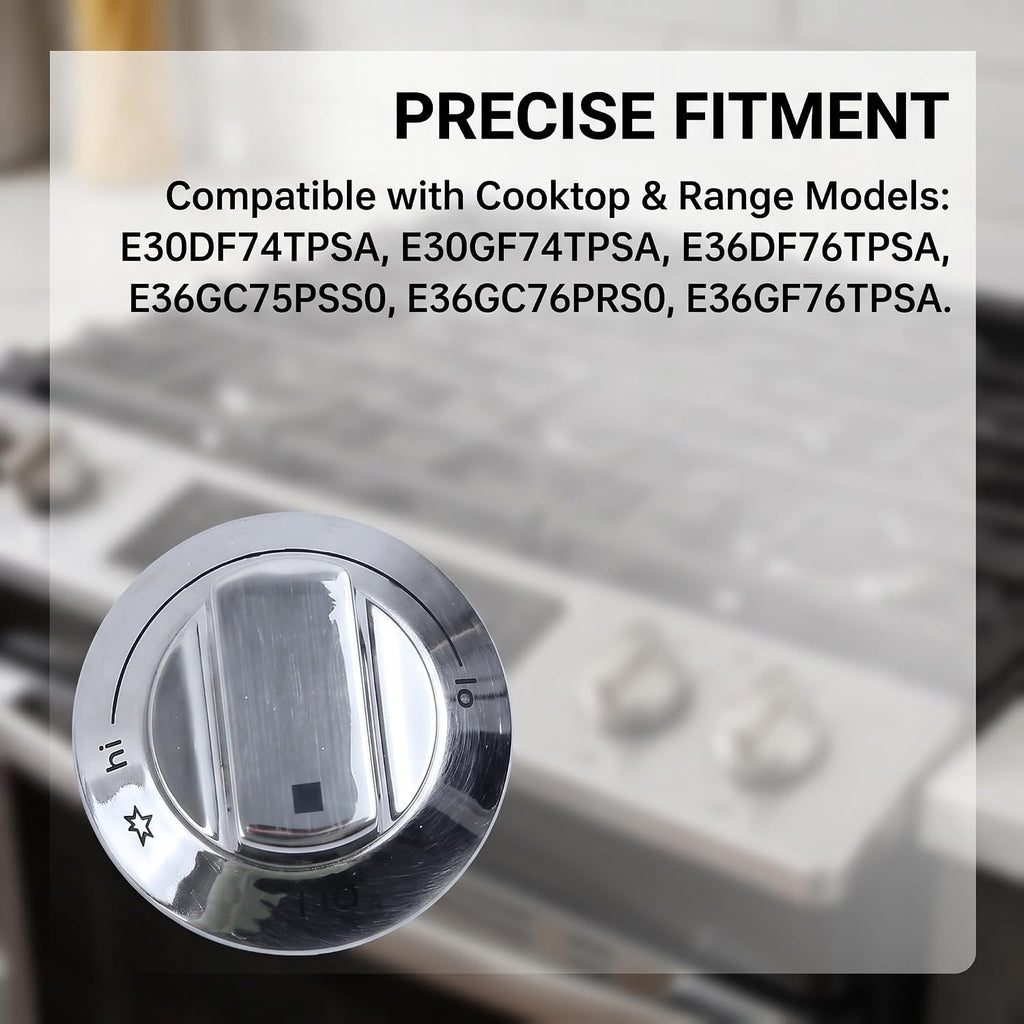Burner Control Knob Compatible with Electrolux 318242275