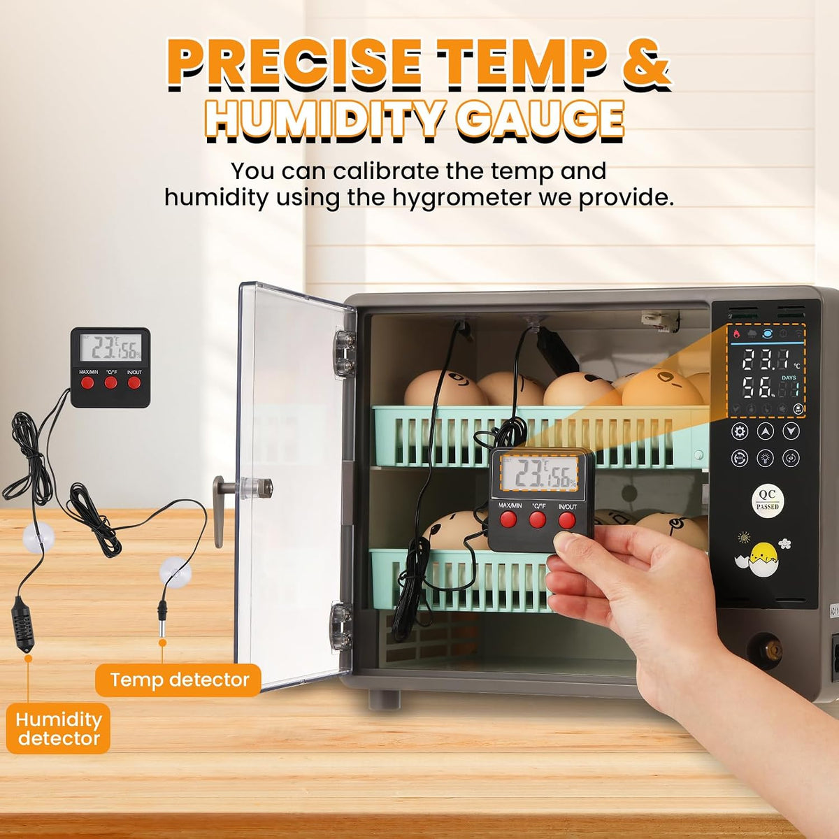 Cabinet Incubators for Hatching Eggs, 24 Egg Incubator