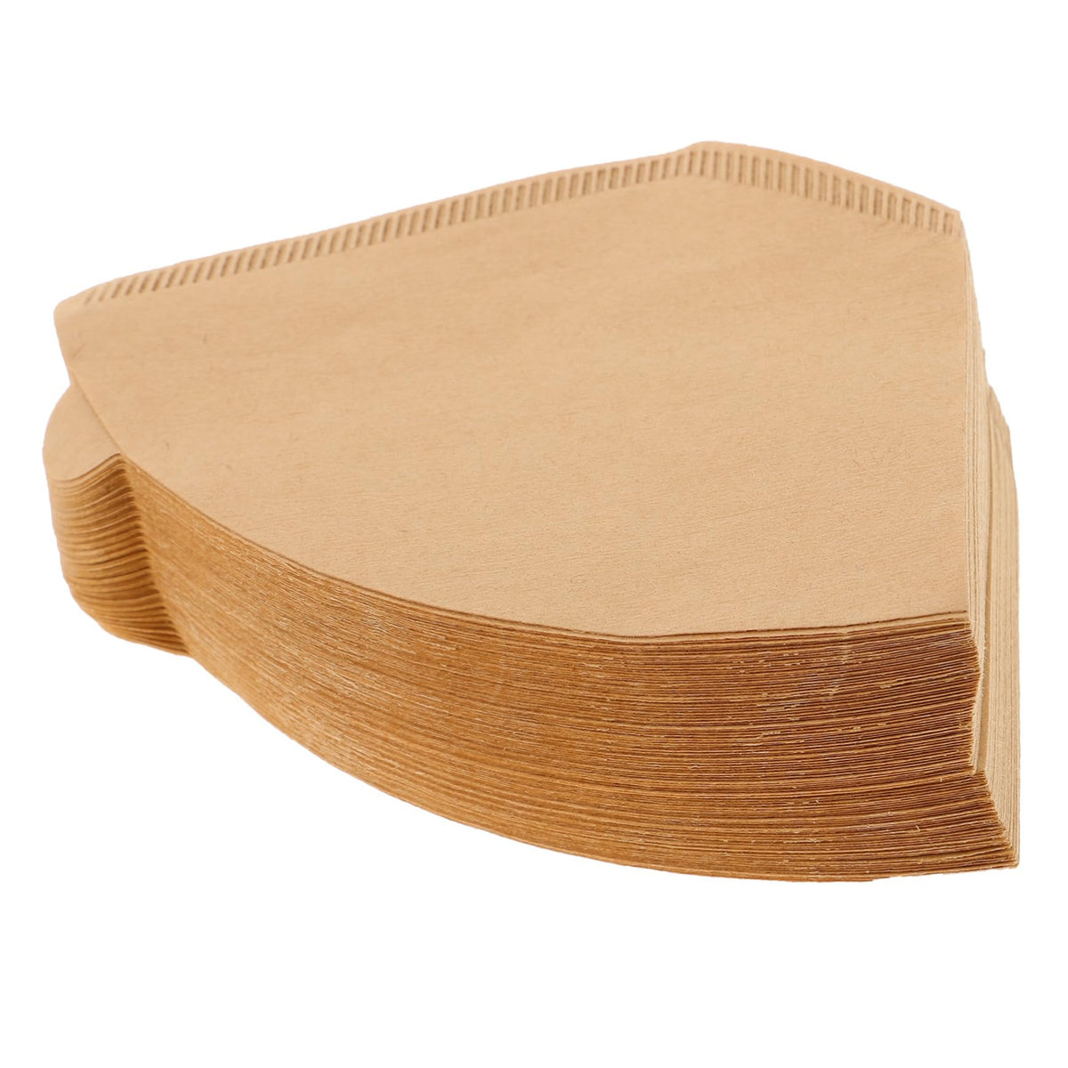 Paper Coffee Filters Fan Shape 100pcs for Drip Coffee Maker