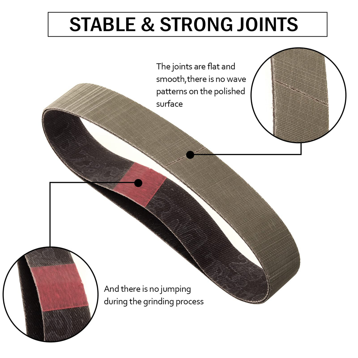 3/4 x 12 Inch Sanding Belts 2500 Grit for Work Sharp Sharpener, 12 Pack