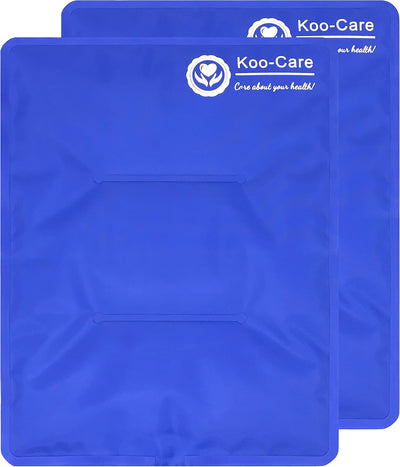 Large Flexible Gel Ice Pack for Injuries Reusable Hot Cold Compress - Fit for Shoulder Arm, Back, Hip, Knee, Shin