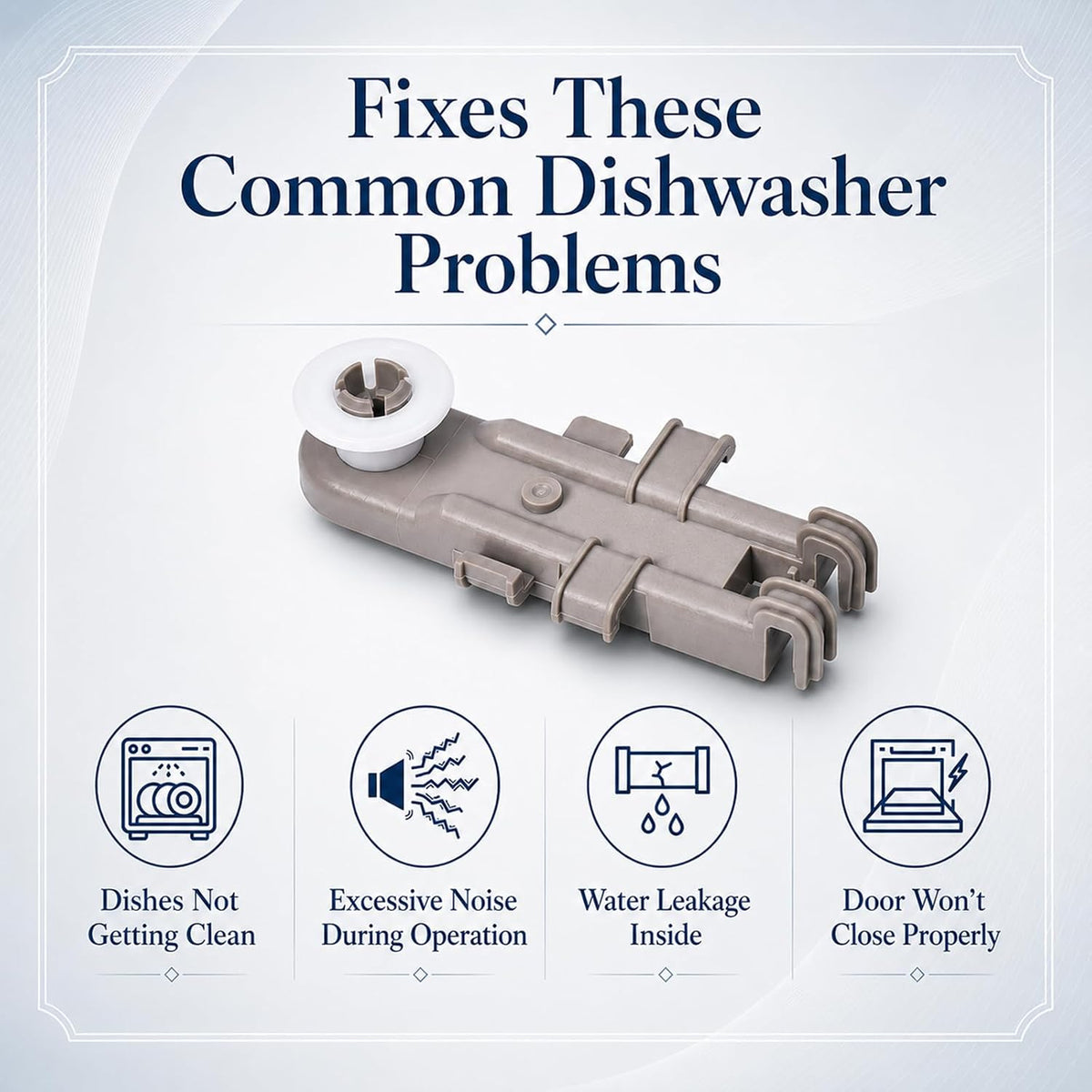 GU2200XTSB2 KUDI01FLSS6 WDF750SAYB1 Dishwasher Upper Rack Wheel