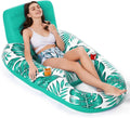 Inflatable Pool Float Adult - Pool Floaties Lounger Floats Raft Floating Chair Water Floaties for Swimming Pool Lake