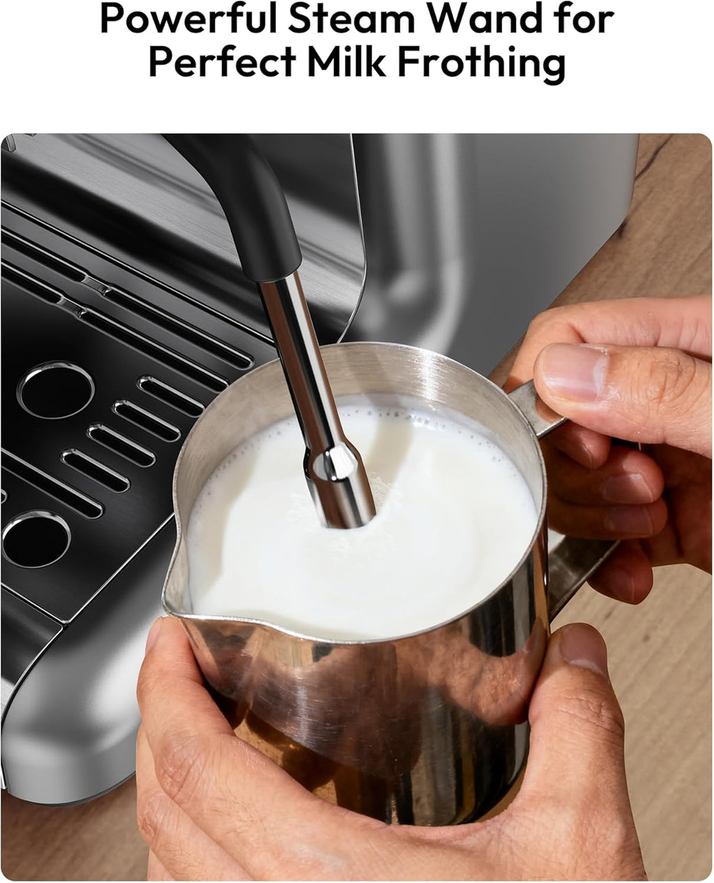 Espresso Machine with Grinder, 20 Bar Professional Espresso Coffee Maker for Home,with Milk Frother for Latte