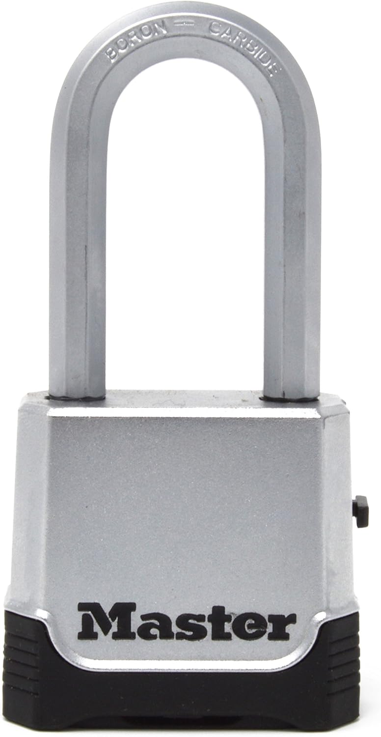 M176XDLH 2" Magnum Zinc Die-Cast Body Padlock with 2" Shackle; Combination or Key