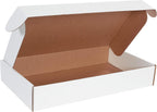 24" Deluxe Shipping Boxes 24"L x 14"W x 4"H, 25-Pack - White Box Mailers for Packaging, Storage, Gifts or Bulk