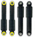 Washer Front And Rear Shock Absorber Kit Replaces For Samsung WF45K6500AW/A2 WF457ARGSGR/A2 WF457ARGSGR/AA WF457ARGSWR/A2 WF457ARGSWR/AA WF45H6100AP/A2 WF45K6500AW WF457ARGSGR WF457ARGSWR WF45H6100AP