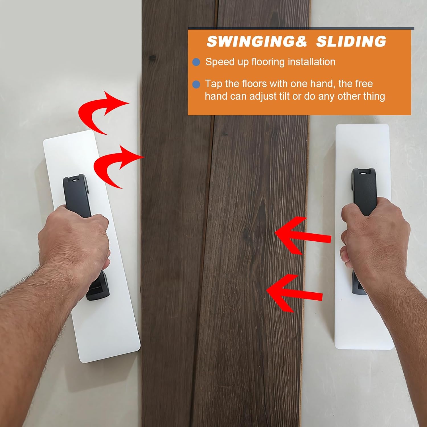 Tapping Block, MinliGUY Heavy Block for LVP/Laminate, Vinyl Plank, Hardwood