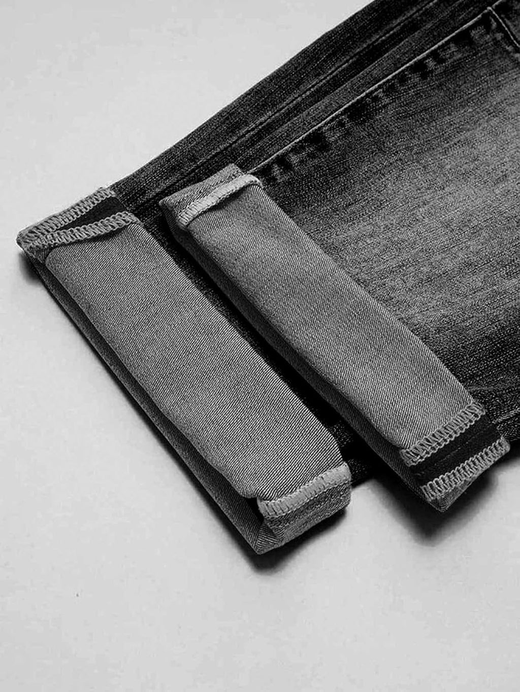 Women's Straight Leg Jeans Mid Rise Button Fly Jeans
