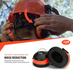 Forestry Safety Helmet and Hearing Protection System, Orange