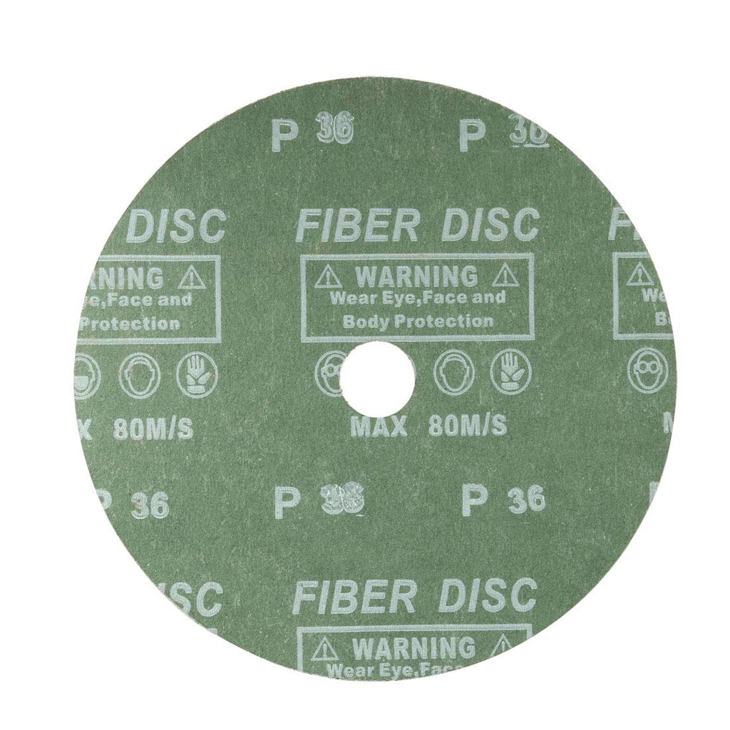 uxcell 7" x 7/8" Resin Fiber Discs 36 Grit Sanding Grinding Discs,5 Pack