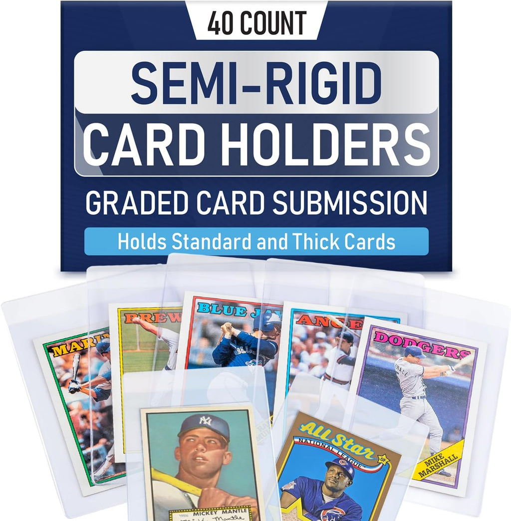 Semi Rigid Card Holder | PSA Graded Card Sleeves & Holder, PSA Cards Sleeves, Sports Saver SGC Slab Sleeve, #1 Hard