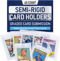 Semi Rigid Card Holder | PSA Graded Card Sleeves & Holder, PSA Cards Sleeves, Sports Saver SGC Slab Sleeve, #1 Hard