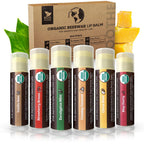 Organic Lip Balm - Moisturizing 6-Pack