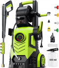 2026New Pressure Power Washer 5000PSI with Adjustable Touch Screen 8 Level, 34" Tall, 4 Quick Connect Nozzles,Inlet