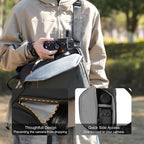Camera Sling Bag Small, DSLR/SLR/Mirrorless Compact Camera Bag | Water-resistant Camera Shoulder Case Crossbody