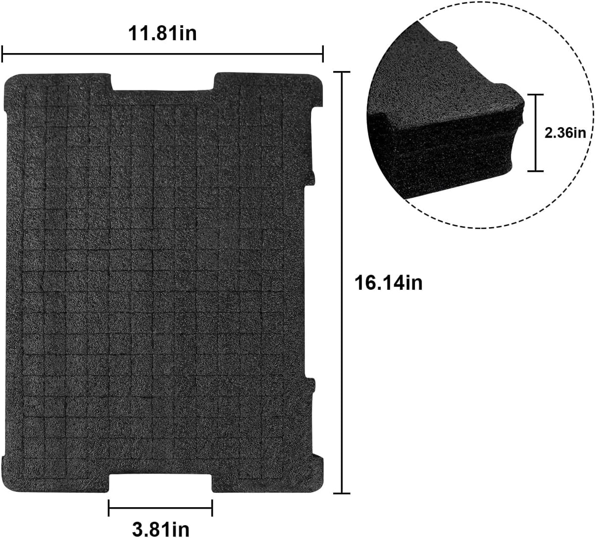 Dwst88801 Packout Foam Insert For DeWalt Dwst17808
