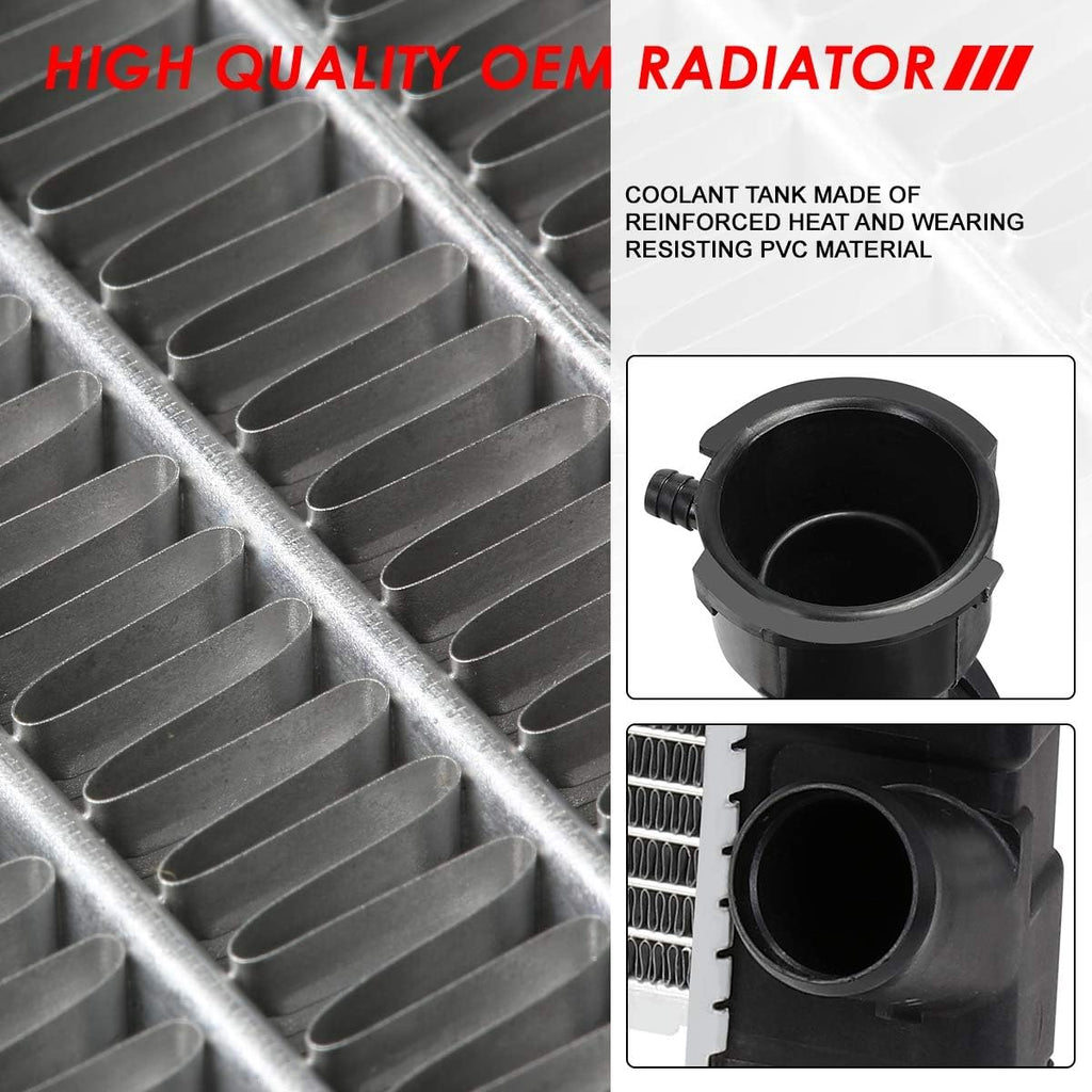 Auto Dynasty 2336 Radiator for 2001-2004 Jeep Grand Cherokee 4.7L AT