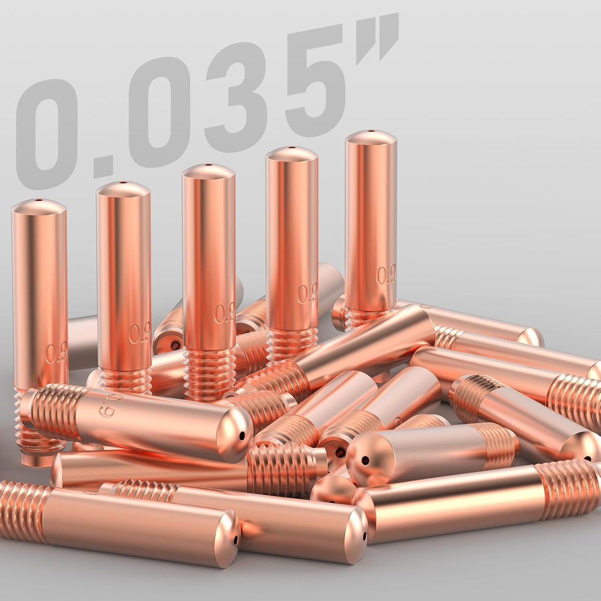 YESWELDER 25pk Contact Tip 000-068 (0.035") MIG Welding Tip