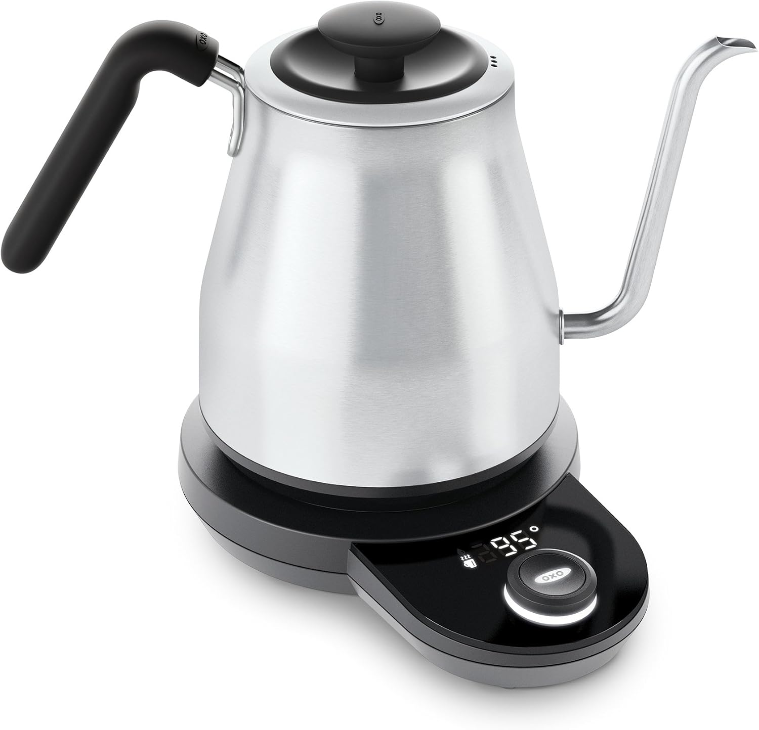 Brew Pour Over Gooseneck Electric Kettle - Stainless Steel