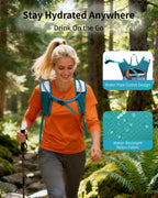 Hydration Backpack with 2L Water Bladder, Lightweight Running Pack