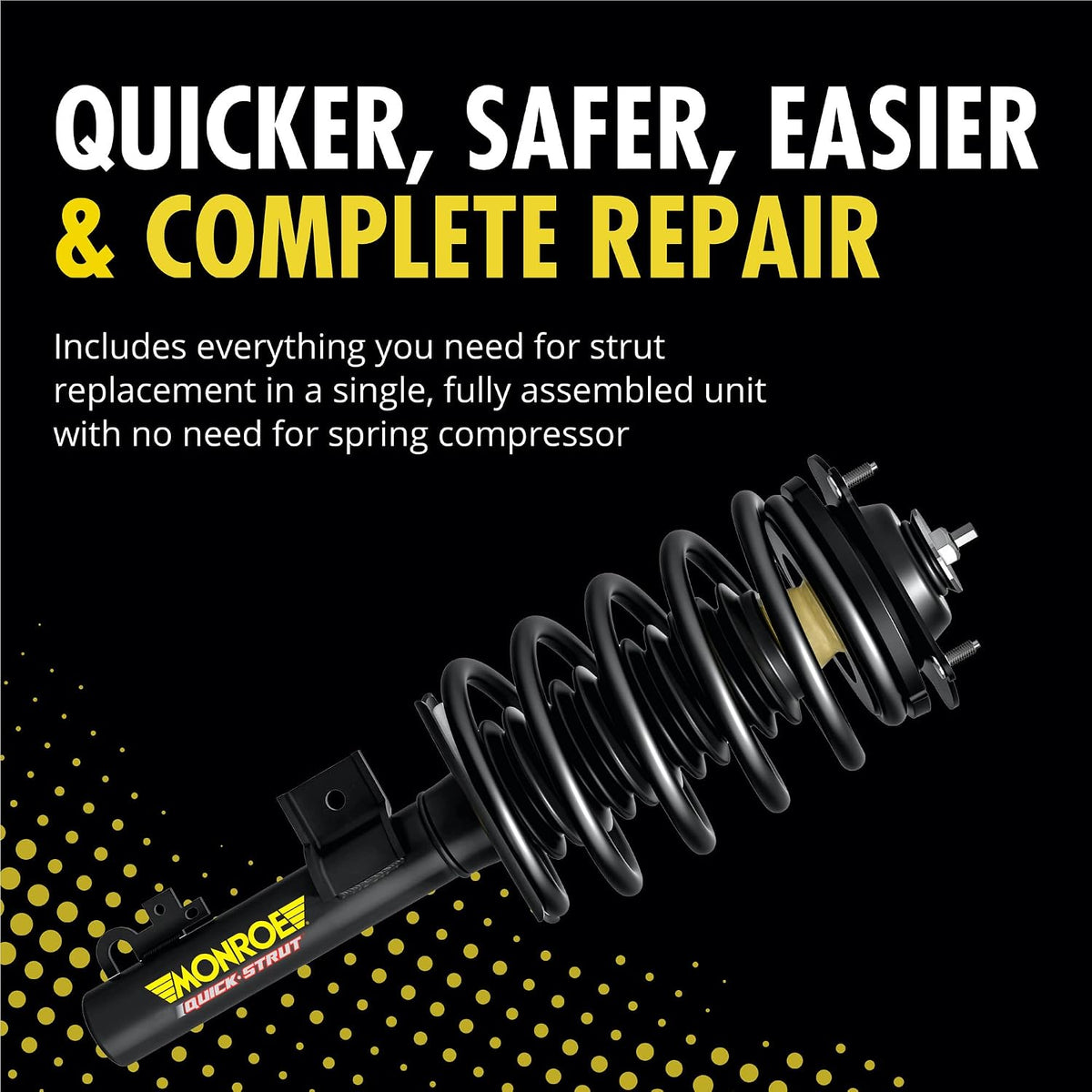 Monroe Quick-Strut 272491 Suspension Strut and Coil Spring Assembly for Honda CR-V