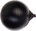 Kerick Valve PF06 Polyethylene Sphere Float Ball, 6" Diameter, 6" Length, 1/4" Female Thread,Black