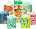 Beautiful Gift Bags with Tissue Paper, Assorted Abstract Floral Designs