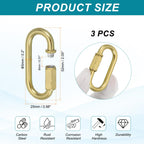 MECCANIXITY Chain Connectors 5mm Thick Copper 3Pack