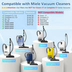 Fre.Filtor SF-HA 50 Filter Replacement for Miele C2 C3 S4 S5 S6 S8