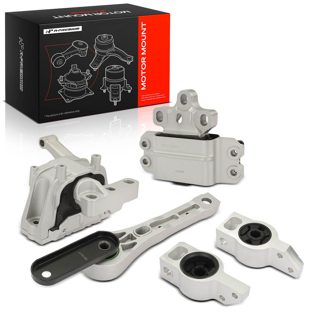 A-Premium Engine Motor and Transmission Mount Kit, with Torque Strut Mount