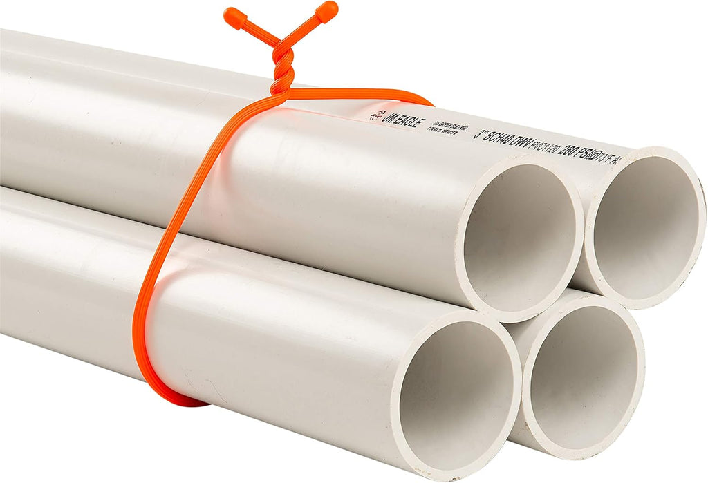 Inc. GT32-31-2R3 Nite Ize Original Gear, Reusable Rubber, 32 Inch, 2-Pack, Bright Orange, Made in the USA Twist Tie