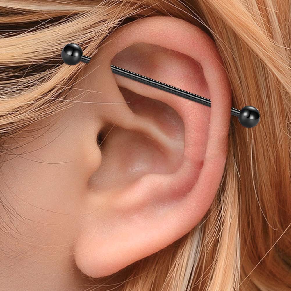 Ear Piercing Kit Stainless Steel Ear Piercing Needle Kit Disposable Earring Piercing Kit with Earring Stud Industrial