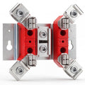 200 Amp 4 Jaw Meter Socket Terminal Replacement 240v Single Phase, Red