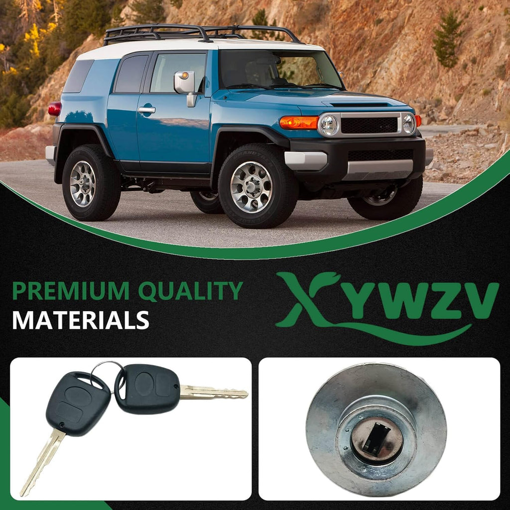 89703-33070 Ignition Lock Cylinder Switch with 2 Keys,Ignition Switch Lock Compatible with Toyota Sequoia 2001-2007/ Tundra 2003-2006/ Fj Cruiser 2007-2014 and More, Replace 8970333070 69052-34040
