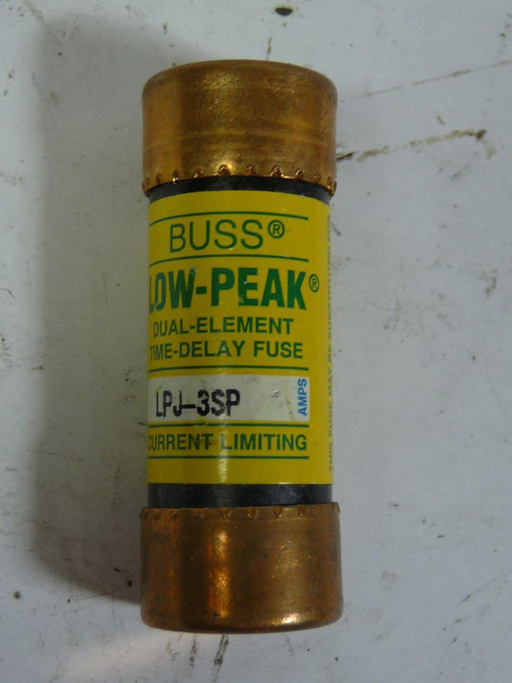 Eaton Bussmann Series LPJ-3SP Class J, Low-Peak, Dual-Element, Current limiting, Time-delay Fuse