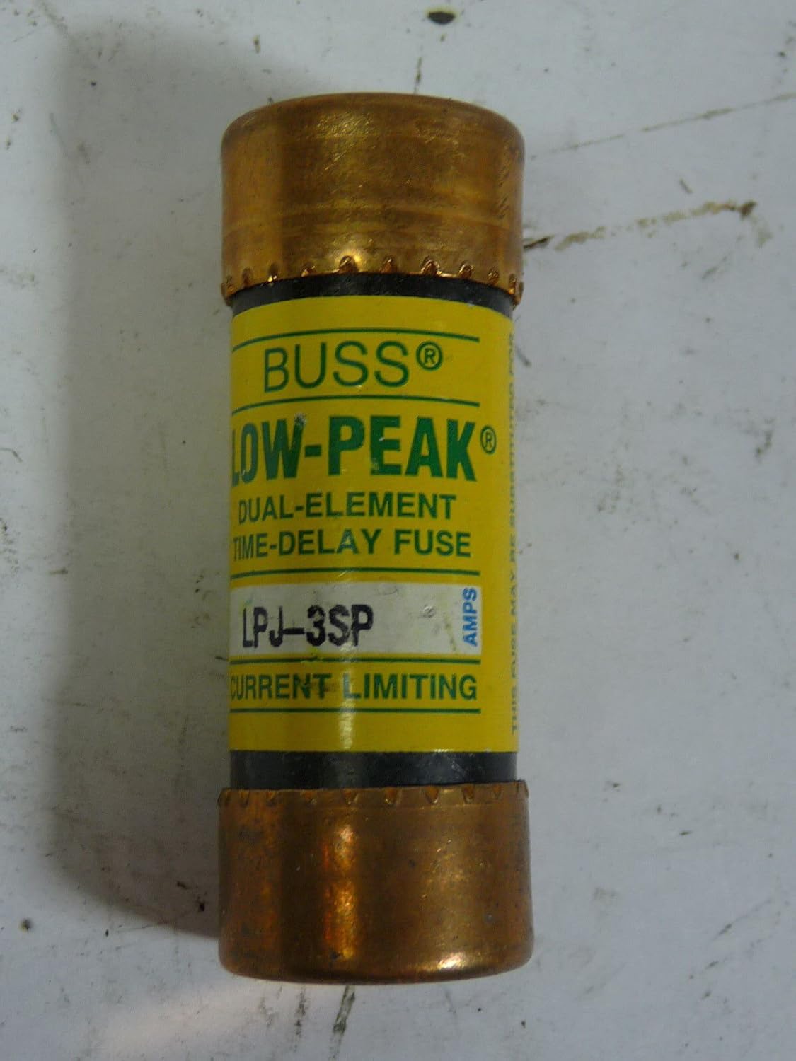 Eaton Bussmann Series LPJ-3SP Class J, Low-Peak, Dual-Element, Current limiting, Time-delay Fuse