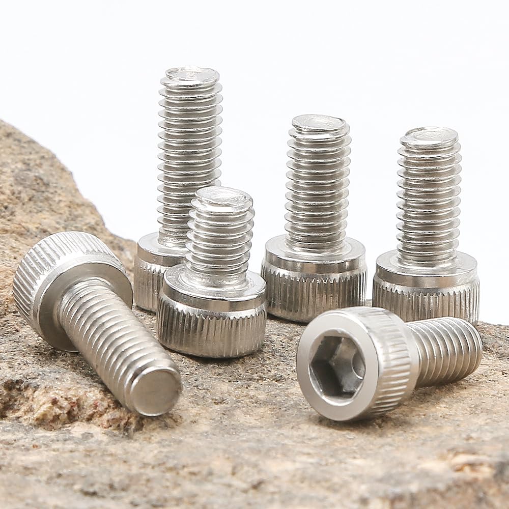 M2 M3 M4 M5 Nuts and Bolts, 304 Stainless Steel Metric Bolt Assortment (Lock & Flat Washers),Metric Screw Assortment