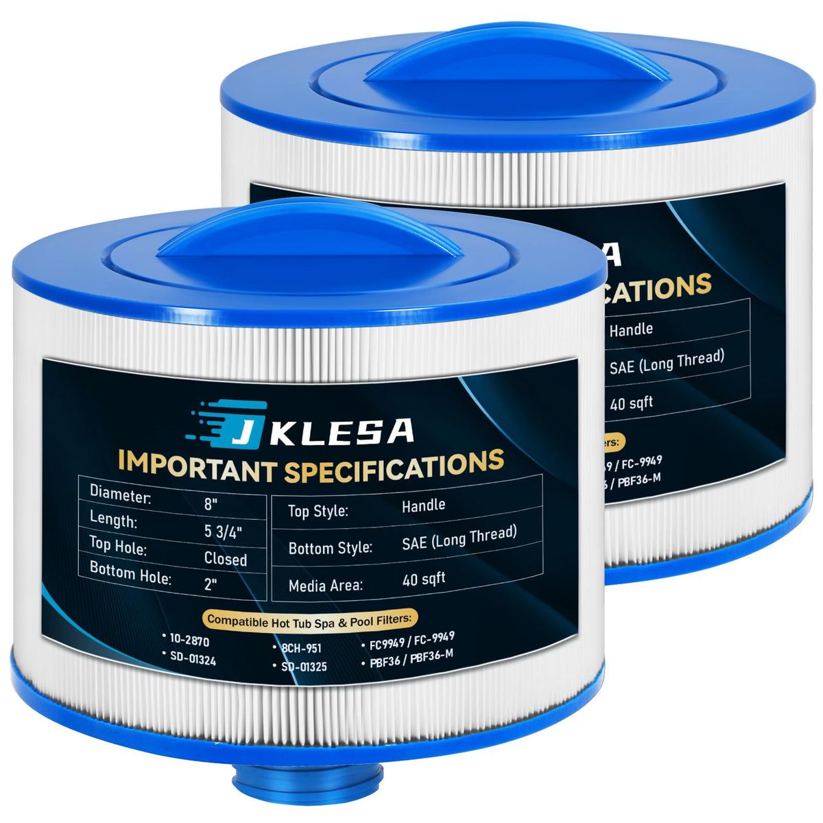 Spa Filter Compatible with 2013+ Unicel 8CH-951 Bullfrog 10-2870