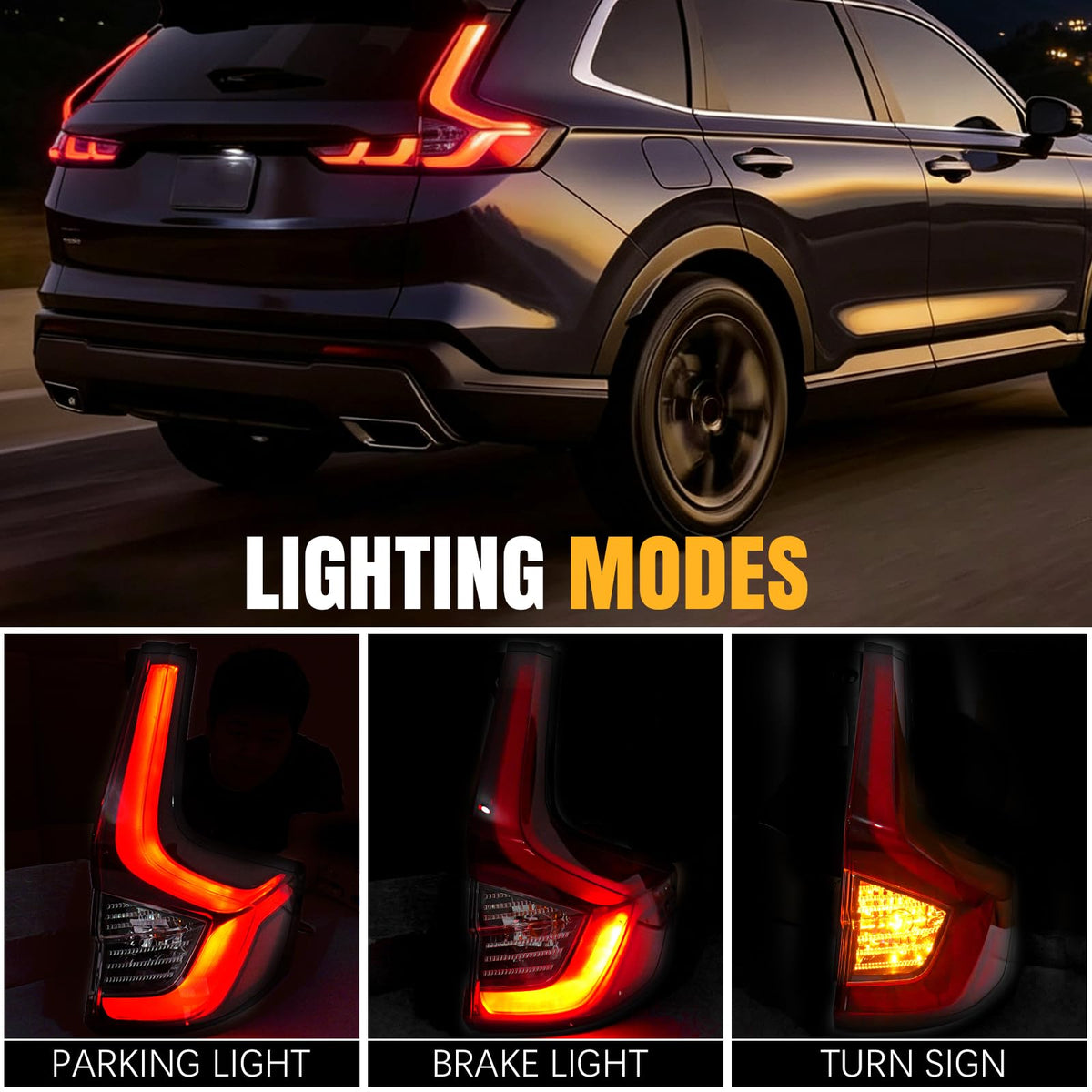 LED Tail Light for Honda CRV 2023 2024 Rear Lamp Right Side OE Style w/Bulb