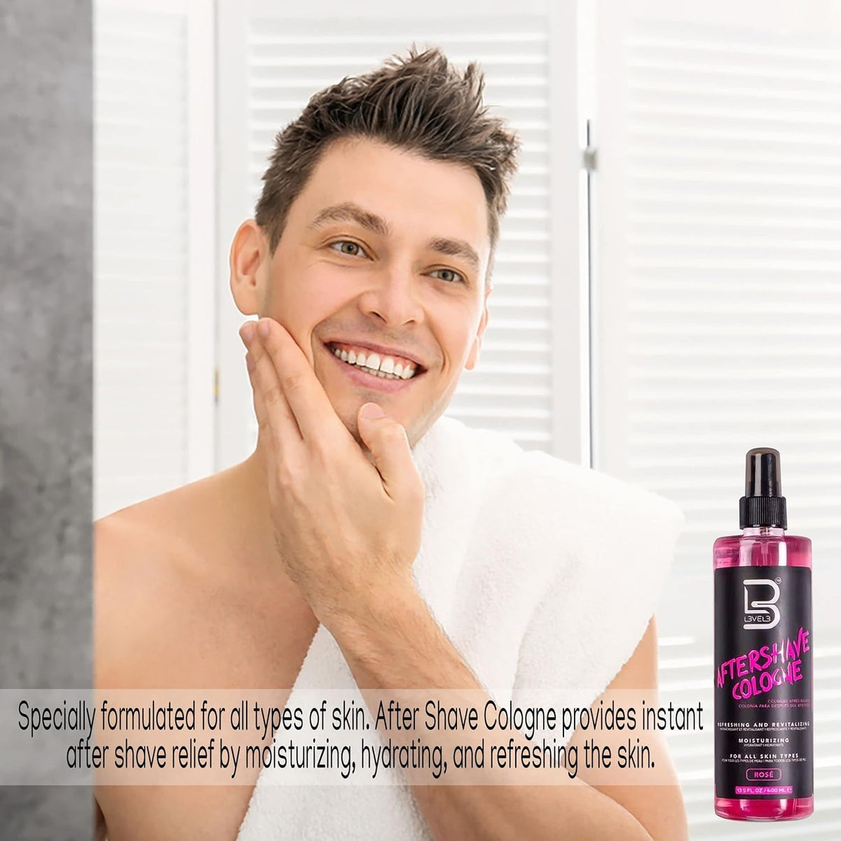 Level 3 After Shave Spray Cologne for Men, Moisturizing Formula