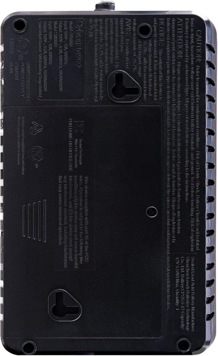 ST625U Standby UPS Battery Backup and Surge Protector | 625VA/360W, 8 Outlets, 2 USB Charging Ports, Compact, UL