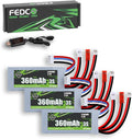 3S Lipo Battery 11.1V 360mAh Various Plugs Rechargeable RC Battery | JST&MJ&PH2.0&MX2.0 Plug with USB Charger for